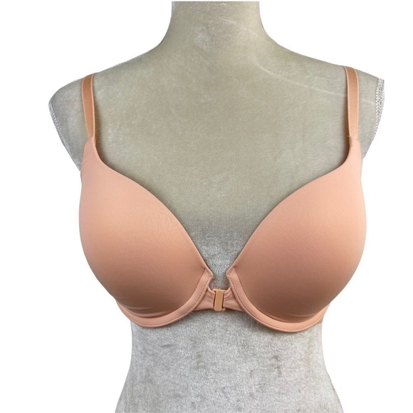 Victoria’s Secret T-Shirt Push-up Bra Size 34D Sheer Back - Picture 1 of 9